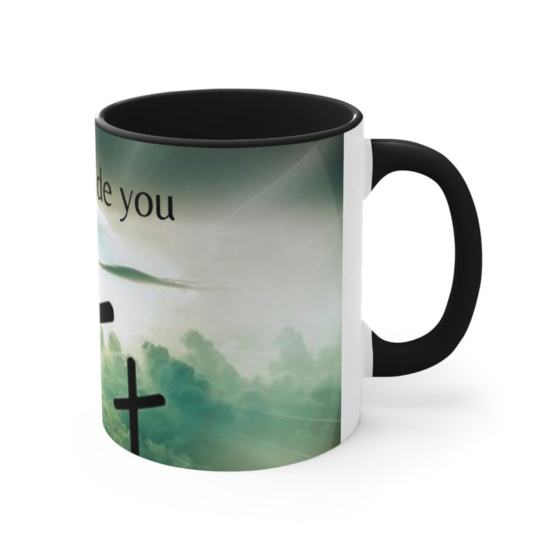 From our Faith Based collection. This beautiful coffee mug with the simple reminder to let faith guide you is the perfect way to start each day. Matching accent cushion also available.