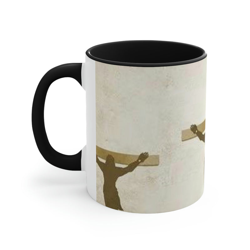 From our Faith Based collection of merchandise this beautiful coffee mug with an image of the crucifixion and gentlyc reminder to Believe. A perfect gift to yourself or that special someone. Matching accent cushion also available.