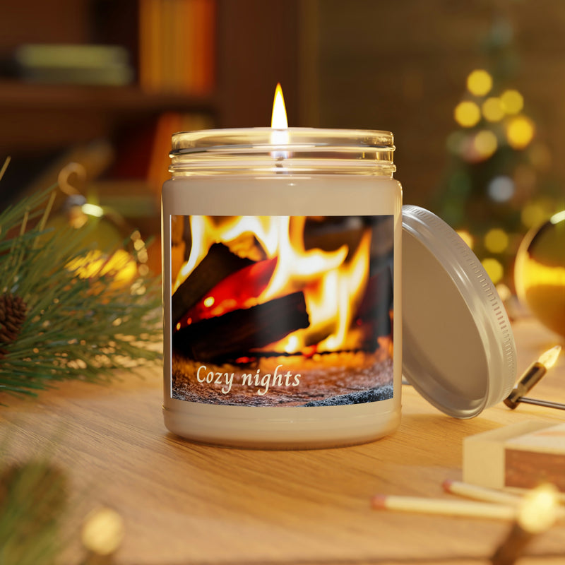 Get cozy on those cool nights with the glow of this scented 9 oz Soy candle. Add a touch of warmth to any room with the soft glow of this beautiful candle.