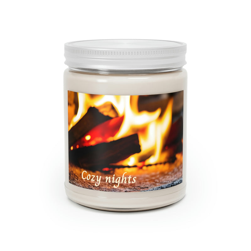 Get cozy on those cool nights with the glow of this scented 9 oz Soy candle. Add a touch of warmth to any room with the soft glow of this beautiful candle.