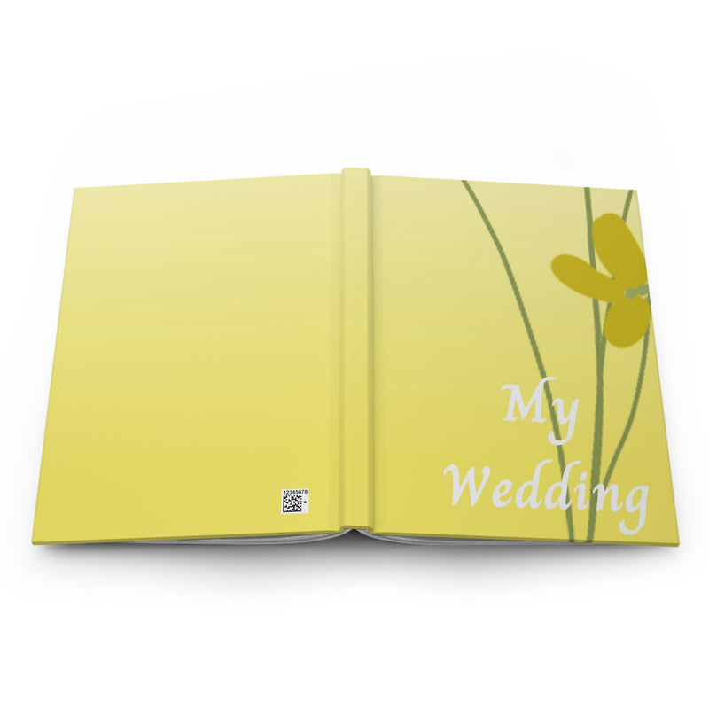 This pale yellow Hardcover Journal is perfect for recording all your dreams surrounding the big day.