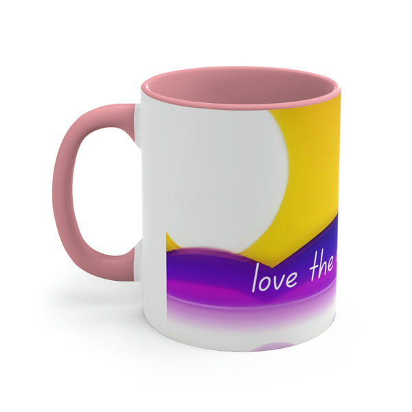 From our Wonderful World collection, this colorful mug will brighten up any morning. The perfect gift for that special someone with a bright personality.