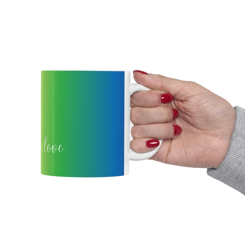 From our Expressions collection, this colorful coffee mug expresses the belief that we deserve to be allowed to love who we love. A perfect gift for that special someone.