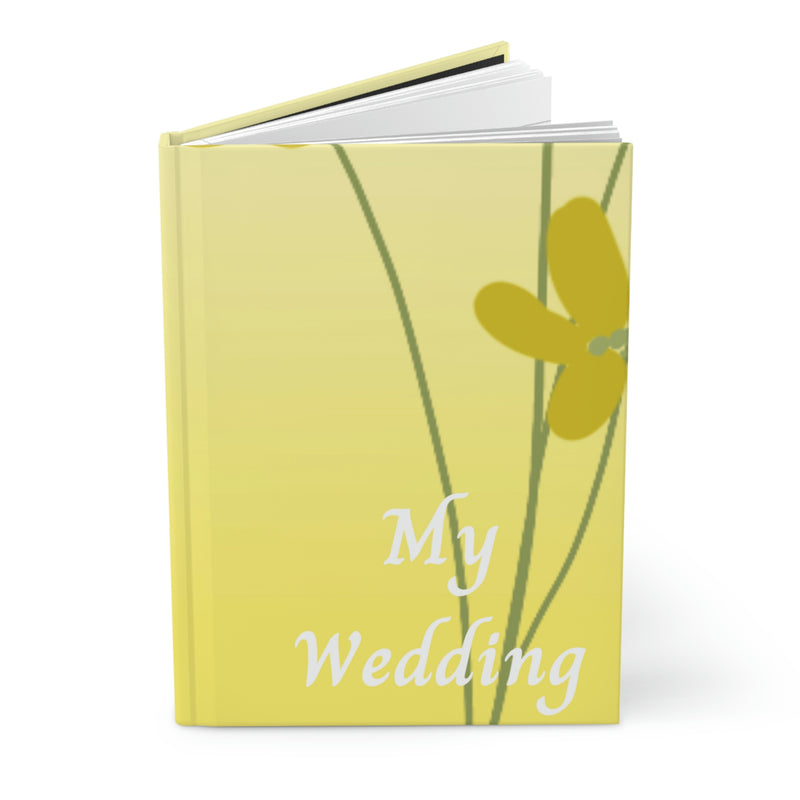 This pale yellow Hardcover Journal is perfect for recording all your dreams surrounding the big day.