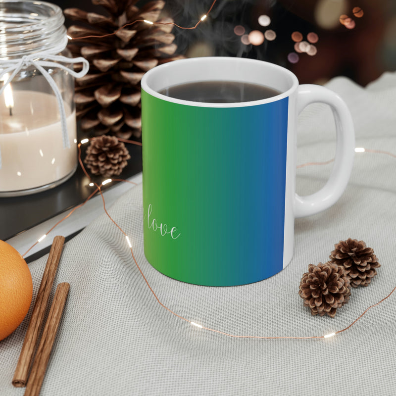 From our Expressions collection, this colorful coffee mug expresses the belief that we deserve to be allowed to love who we love. A perfect gift for that special someone.